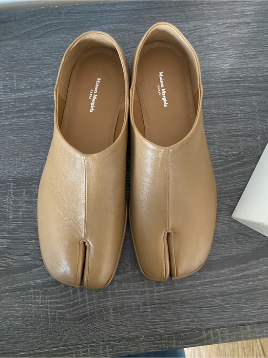 Maison Martin Margiela Shoes - Maison Martin Margiela Men's Tabi Slip-On Loafers in Camel